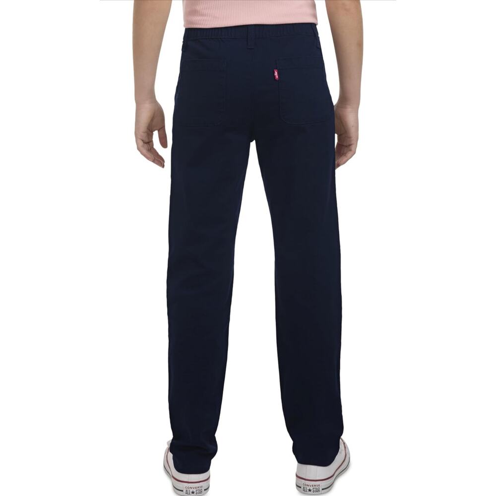 🌟3 for $35🌟 Levi’s Girls Pull-On Pants, Navy Sz 8, School Uniform Dress Code NEW